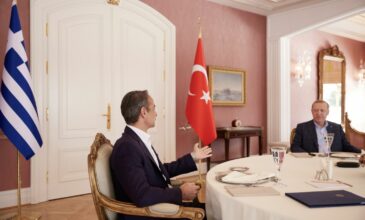 Ολοκληρώθηκε η συνάντηση Μητσοτάκη – Ερντογάν – Ο διάλογος των δύο ηγετών μπροστά στις κάμερες