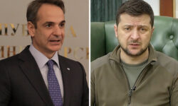 Τηλεφωνική επικοινωνία Μητσοτάκη με Ζελένσκι