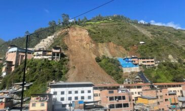 Κατολίσθηση «έθαψε» πάνω από  60 σπίτια στο Περού – Αγνοείται η τύχη έξι κατοίκων