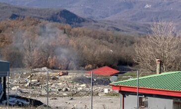 Ισχυρή έκρηξη σε εργοστάσιο στα Γρεβενά: Κρανίου τόπος το σημείο – «Σείστηκε η γη όπως στον σεισμό του 1995»