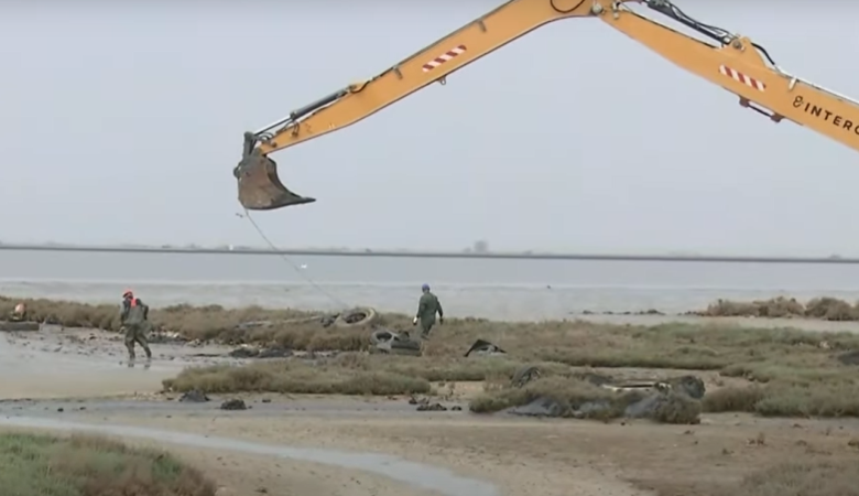 Αποκρουστικό θέαμα στον Θερμαϊκό: Η άμπωτη αποκάλυψε τον υποθαλάσσιο σκουπιδότοπο