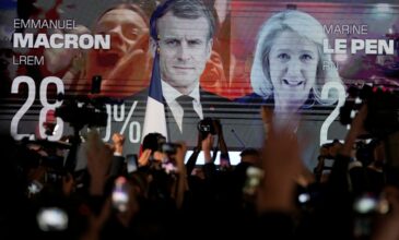 Γαλλία – Προεδρικές Εκλογές: Προηγείται ο Μακρόν – Θα αναμετρηθεί με την Λεπέν στον καθοριστικό δεύτερο γύρο