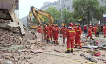 Κίνα: Κατέρρευσε πολυκατοικία έξι ορόφων – Δείτε βίντεο