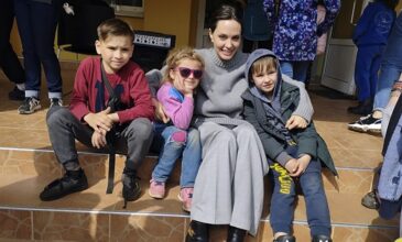 Ουκρανία: Την πόλη Λβιβ στα ανατολικά της χώρας επισκέφθηκε η Αντζελίνα Τζολί