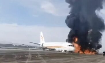 Κίνα: Αεροσκάφος βγαίνει από τον διάδρομο και παίρνει φωτιά – 40 τραυματίες