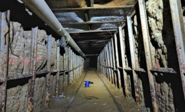 Ανακαλύφθηκε τεράστια υπόγεια σήραγγα διακίνησης ναρκωτικών στα σύνορα ΗΠΑ-Μεξικού