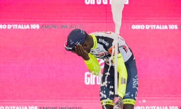 Τραυματίστηκε από… φελλό σαμπάνιας ο νικητής του ποδηλατικού Γύρου της Ιταλίας