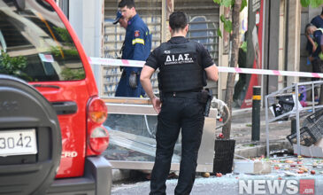 Τρεις τραυματίες στην έκρηξη σε κατάστημα στο κέντρο της Αθήνας