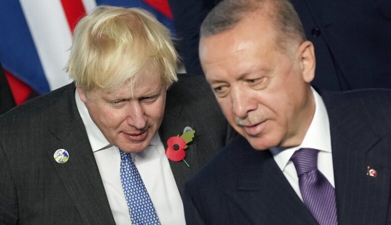 Βρετανία: Διμερή αμυντική συνεργασία συζήτησαν Ερντογάν και Μπόρις Τζόνσον