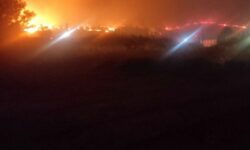 Μεγάλη φωτιά στην Άμφισσα: Εφιαλτική νύχτα σε τρία μέτωπα καίει η πύρινη λαίλαπα
