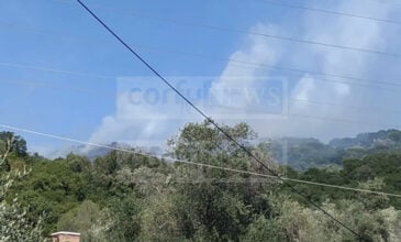 Κέρκυρα: Δεν έχει οριοθετηθεί ακόμη η φωτιά στο νότιο τμήμα του νησιού – Είναι σε δύσβατη περιοχή