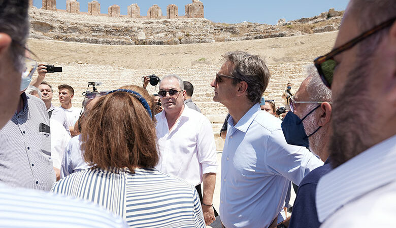 Πρέβεζα: Επίσκεψη του πρωθυπουργού στον αρχαιολογικό χώρο της Νικόπολης