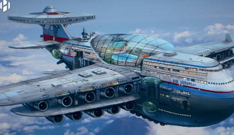 Sky Cruise Hotel: Το ιπτάμενο ξενοδοχείο για 5.000 επιβάτες που θα μπορεί να βρίσκεται στον ουρανό για μήνες