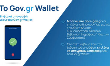 Gov.gr Wallet: 112.000 ψηφιακές ταυτότητες και διπλώματα έχουν εκδοθεί