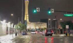 ΗΠΑ: Πλημμύρισε το Λας Βέγκας από πρωτοφανή καταιγίδα