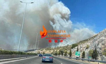 Φωτιά στη Νέα Πέραμο: Μήνυμα του 112 για εκκένωση προς Μέγαρα – Έκλεισε η Αθηνών – Κορίνθου
