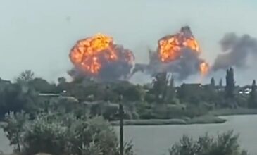 Ένας νεκρός και πέντε τραυματίες από έκρηξη πυρομαχικών σε ρωσική αεροπορική βάση στην Κριμαία