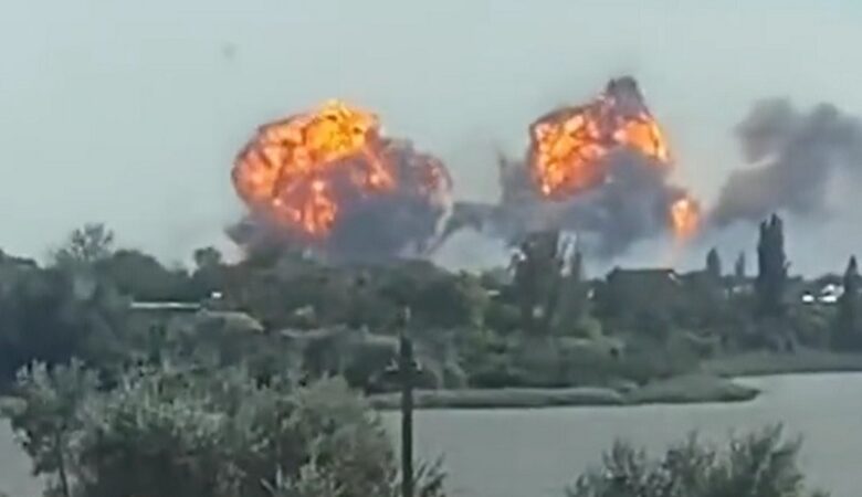 Κριμαία: Σε κατάσταση έκτακτης ανάγκης μετά τις εκρήξεις σε αεροπορική βάση η γύρω περιοχή
