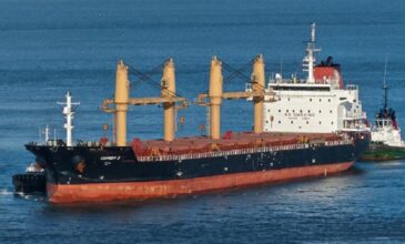 Ουκρανία: Άλλα δύο πλοία με φορτία δημητριακών αναχώρησαν από ουκρανικά λιμάνια