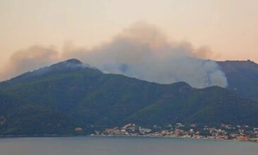 Πυρκαγιά στη Θάσο: Στάχτη έγιναν 2.770 στρέμματα σύμφωνα με το Αστεροσκοπείο Αθηνών