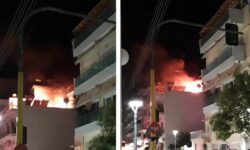 Ξάνθη: Φωτιά και εκρήξεις σε πολυκατοικία – Δείτε βίντεο