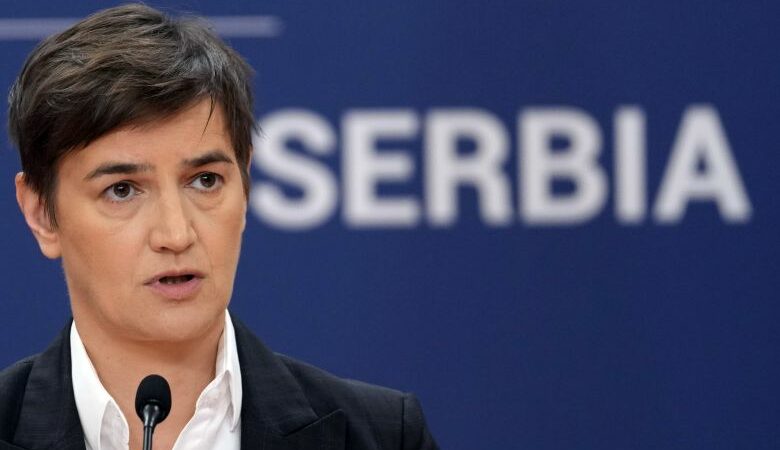 Σερβία: Ο πρόεδρος Βούτσιτς διόρισε και πάλι πρωθυπουργό την Άνα Μπρνάμπιτς