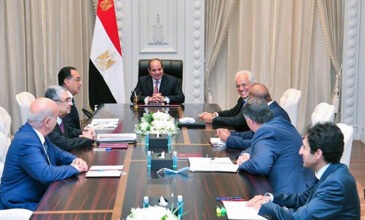 Συνάντηση εργασίας του Προέδρου της Δημοκρατίας της Αιγύπτου με τον Δημήτρη Κοπελούζο