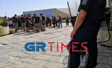 Θεσσαλονίκη: Δύο συλλήψεις μετά την ένταση στο ΑΠΘ – Οι φοιτητές κατηγορούν τα ΜΑΤ για υπερβολική χρήση βίας