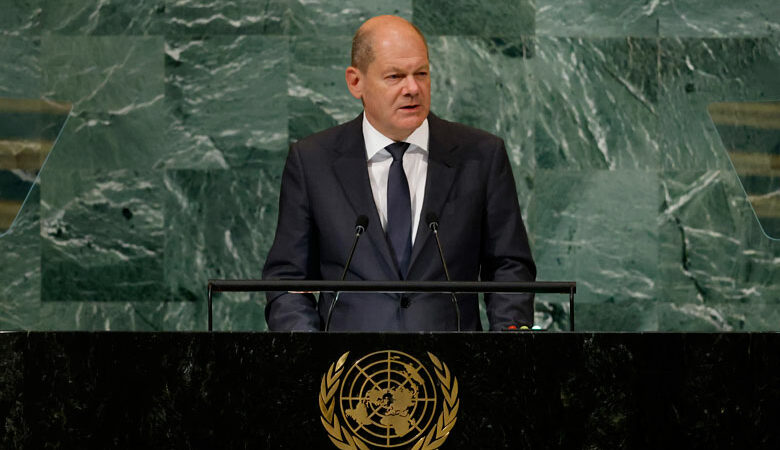Όλαφ Σολτς στον ΟΗΕ για Ρωσία: «Πράξη απελπισίας τα ψευδοδημοψηφίσματα και η μερική επιστράτευση»