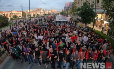 Αθήνα: Διακοπή κυκλοφορίας στην Πανεπιστημίου λόγω πορείας των φοιτητών