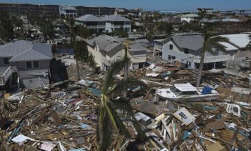 ΗΠΑ: Τουλάχιστον 23 νεκροί στη Φλόριντα από την καταιγίδα Ίαν