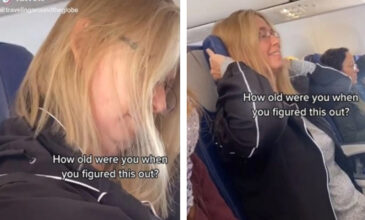 Ποιο μυστικό ανακάλυψε στο κάθισμα αεροπλάνου και έγινε viral