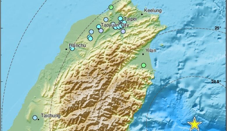 Ταϊβάν: Σεισμός 5,9 βαθμών στα ανοικτά των ανατολικών ακτών του νησιού