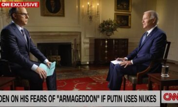 Τζο Μπάιντεν: Τι είπε στο CNN για το εάν ο Πούτιν θα δώσει διαταγή για πυρηνικό όπλο