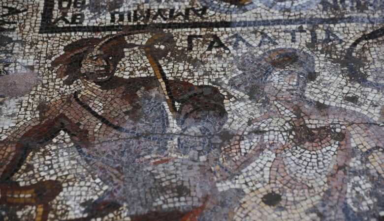 Συρία: Ένα σπάνιο και τεράστιο ψηφιδωτό 1.600 ετών βρέθηκε στην ελληνιστική πόλη Αρέθουσα