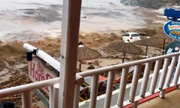 Κακοκαιρία στην Κρήτη: Δρόμοι έγιναν ποτάμια – Νεκρός άνδρας που παρασύρθηκε με το όχημα του από τα ορμητικά νερά