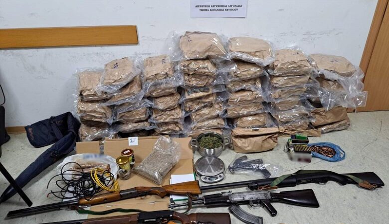 Αργολίδα: Όπλα και εκρηκτικά βρέθηκαν σε αποθήκη εγκληματικής οργάνωσης διακίνησης ναρκωτικών