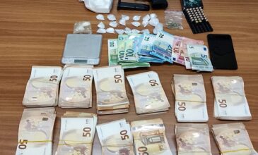 Συνελήφθη 27χρονος στο Μπουρνάζι με όπλο και πάνω από 400 γραμμάρια κοκαΐνης