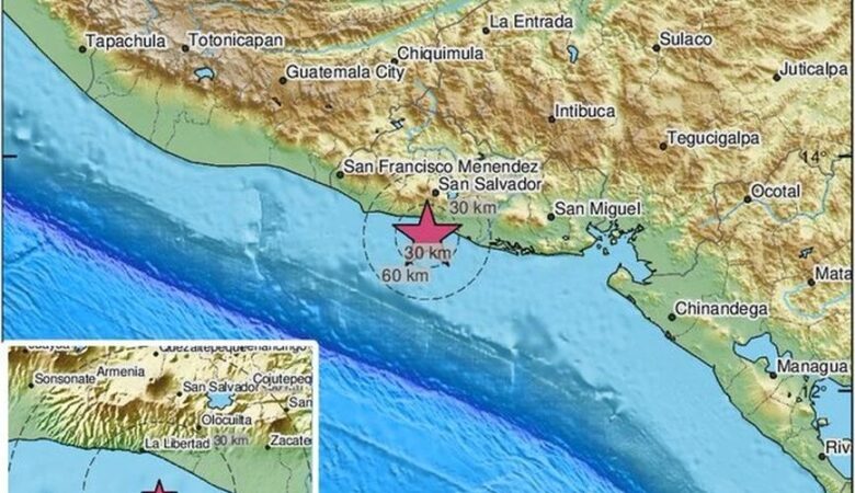 Ισχυρός σεισμός στο Ελ Σαλβαδόρ – Δεν υπάρχουν αναφορές για θύματα
