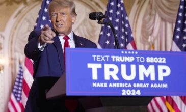 Ντόναλντ Τραμπ: «Η Αμερική επιστρέφει» – Έθεσε και επίσημα υποψηφιότητα για τις προεδρικές εκλογές του 2024