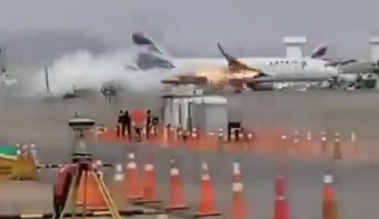 Περού: Αεροσκάφος συγκρούστηκε κατά την απογείωσή του με πυροσβεστικό όχημα – Δείτε βίντεο