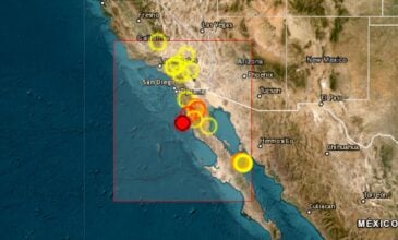 Μεξικό: Ισχυρός σεισμός 6,2 βαθμών κοντά στις ακτές της Μπάχα Καλιφόρνια