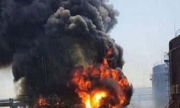 Ρωσία: Πυρκαγιά ξέσπασε σε εγκατάσταση αποθήκευσης πετρελαιοειδών κοντά στα σύνορα με την Ουκρανία