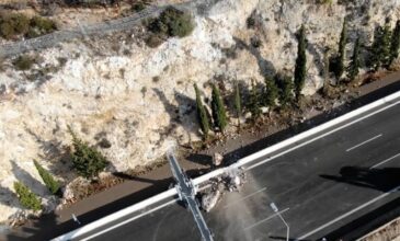 Εισαγγελική έρευνα για την πτώση βράχων στην εθνική οδό Αθηνών – Κορίνθου