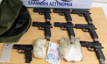 Έβρος: 23χρονος Σύρος εισήλθε στη χώρα από το ποτάμι με οκτώ πιστόλια και ναρκωτικά