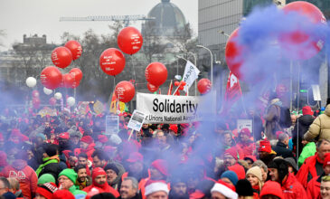 Βέλγιο: Χιλιάδες άνθρωποι διαδήλωσαν στις Βρυξέλλες διαμαρτυρόμενοι για την αύξηση του κόστους διαβίωσης