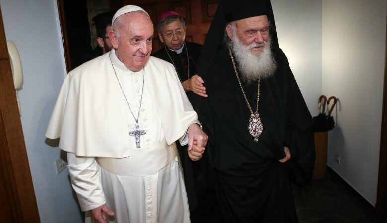 Αρχιεπίσκοπος Ιερωνύμος: «Με αισθήματα ειλικρινούς ευγνωμοσύνης υποδεχθήκαμε την βούληση του φίλου Πάπα Φραγκίσκου»