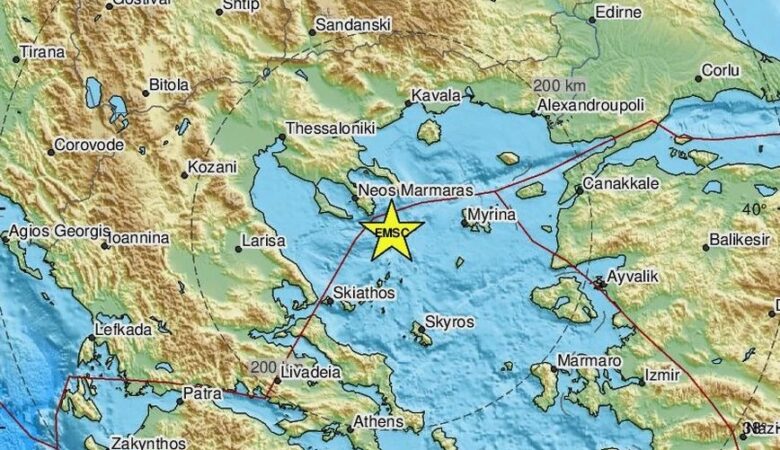 Σεισμός στην Χαλκιδική