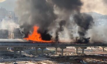 Νότια Κορέα: Τουλάχιστον 5 νεκροί από φωτιά που ξέσπασε σε αυτοκινητόδρομο