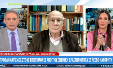 Παπαδόπουλος: «Κατά μέσο όρο στην Ελλάδα κάθε χρόνο γίνεται σεισμός μεγέθους 6 Ρίχτερ ή και μεγαλύτερος»